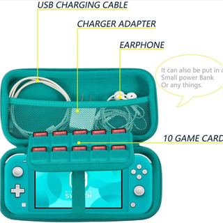 Travel Organizer Eva Molded Hard Video Games Console Zip Carry Bags For Nintendo Switch Lite Bags